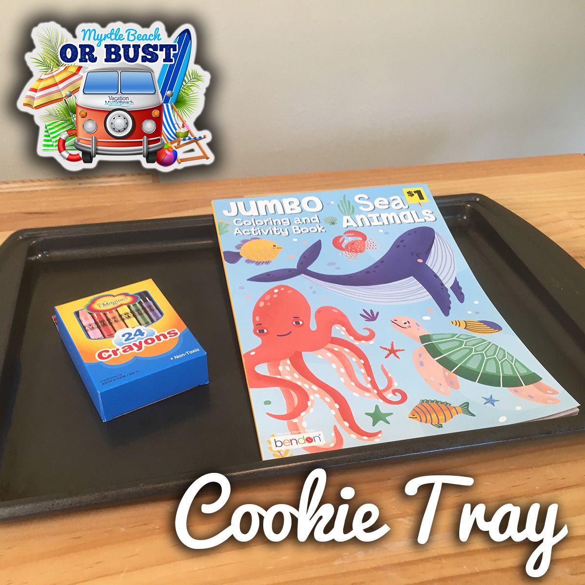 Road Trip Hack: Cookie Tray