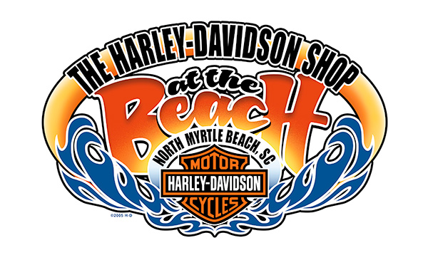 The Harley Shop At The Beach Logo