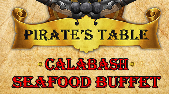 Pirate’s Table Calabash Seafood Buffet Logo