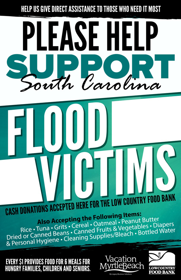 Help us support flood victims in South Carolina.