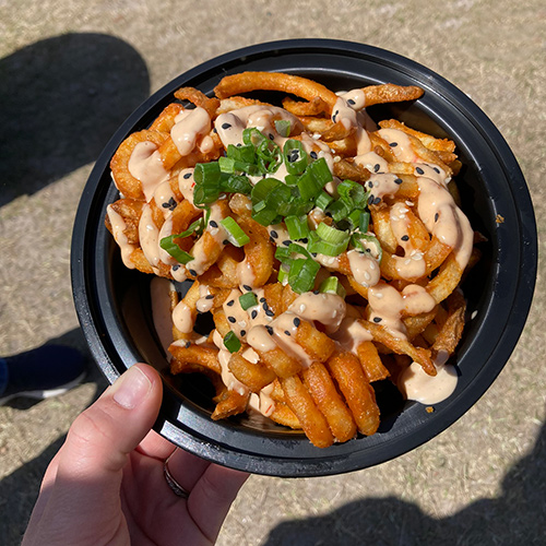 Fries at the food truck fest