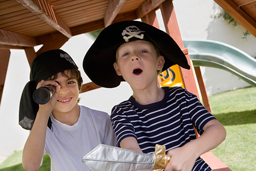 Kids dressed as Pirates