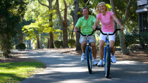 biking