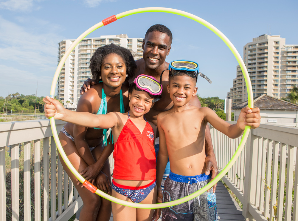 Family at Ocean Creek Resort