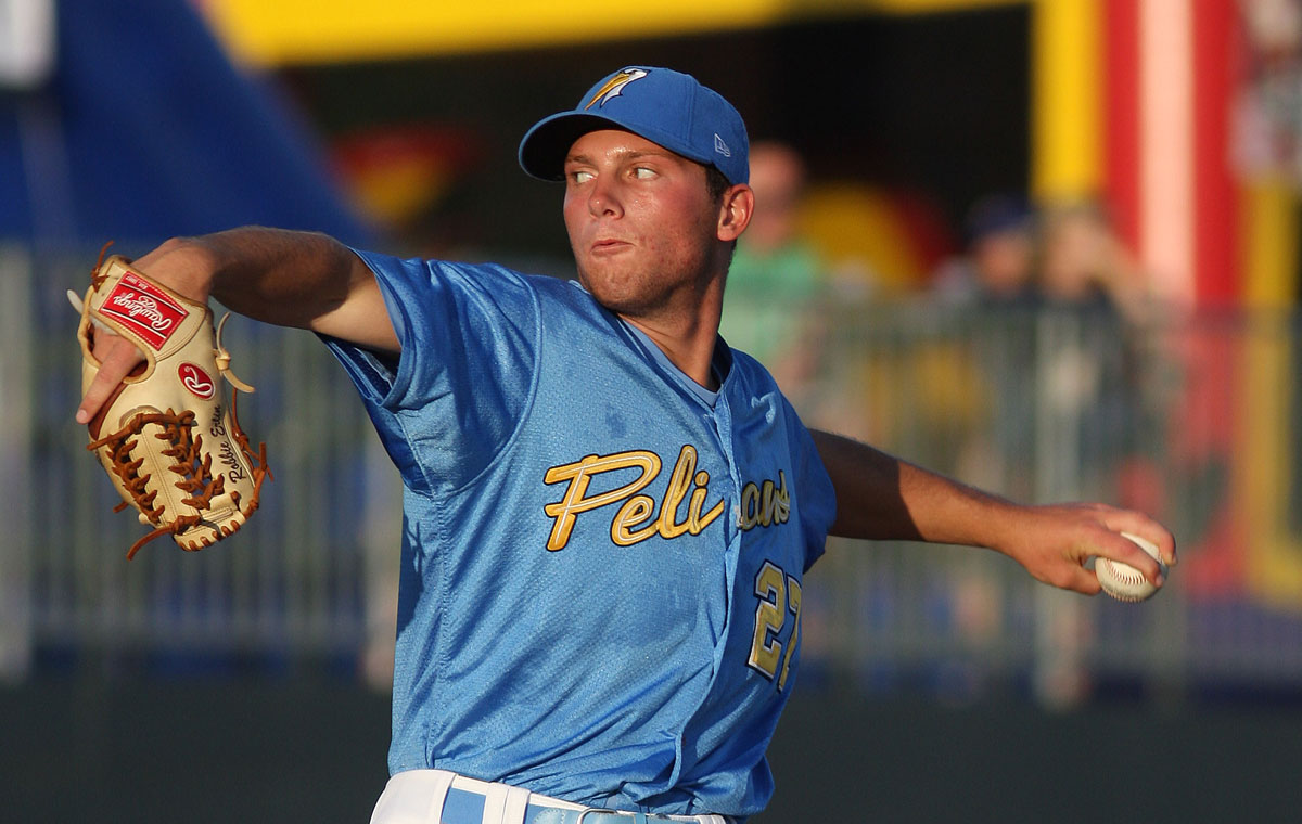 myrtle beach pelicans pitcher