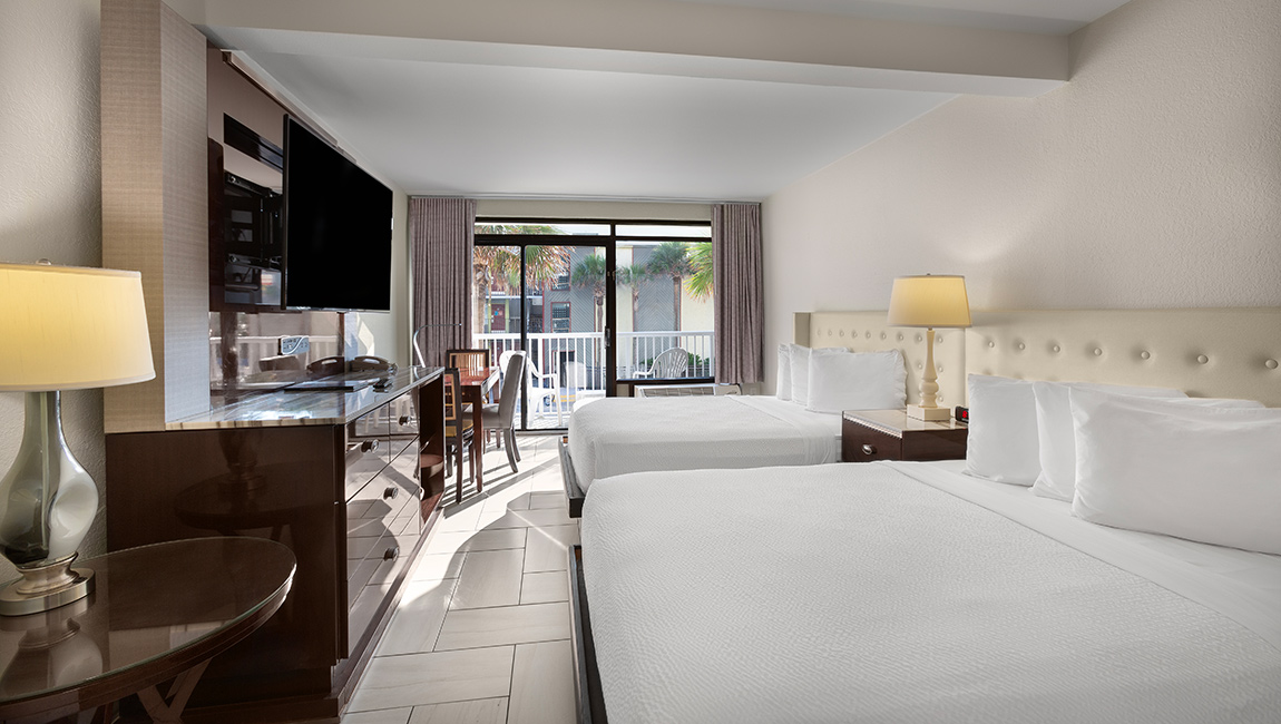 Bedroom with two beds