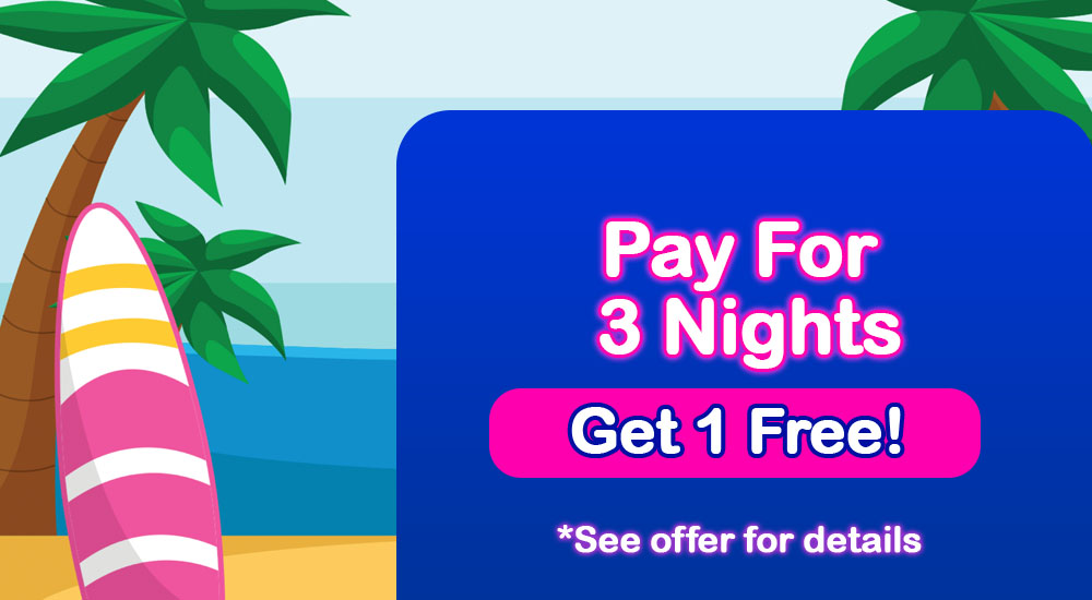 Pay for 3 Nights, Get 1 Free