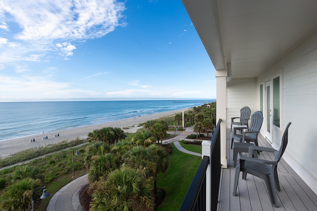 Ocean Escape Condos Boardwalk Balcony View